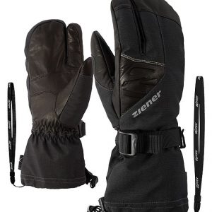 Grey Tec Ziener Herren Ski Gofrieder Lobster AS AW 8,5 Schwarz Grau Tec AquaShield Wool