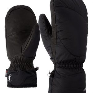 Ziener Damen Ski faustlinge KALi AS 7,5 Schwarz Black Mittens AquaShield Warm