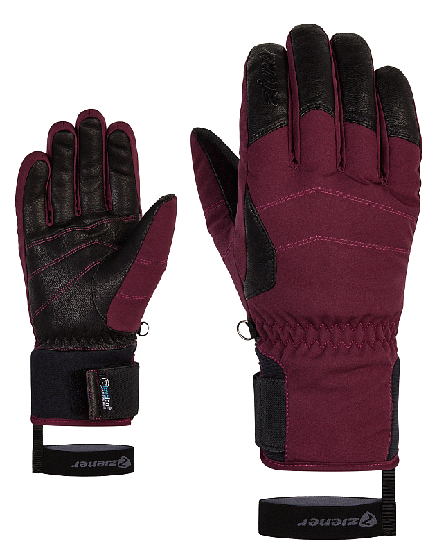 Ziener Kale AS Damen Handschuhe Rot Red AquaShield