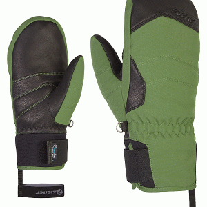 Ziener Damen Ski faustlinge KALEA AS AW 7,5 Grun Olive AquaShield Wool Warm