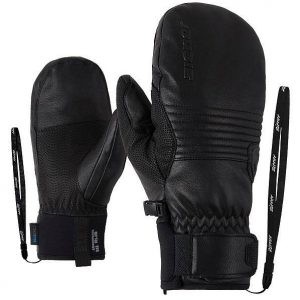 Ziener Herren Ski faustlinge GERiXUS AS AW 8,5 Schwarz Black AquaShield Men Wool