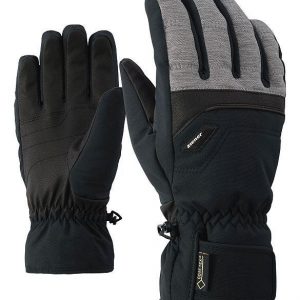 Ziener Herren Ski Handschuhe GoreTex 8.5 GLYN GTX Schwarz Grau Ski Gloves Men