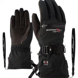 Ziener Damen Skihandschuhe KANTU DCS AS PR 7,5 Schwarz AquaShield PrimaLoft Mitt