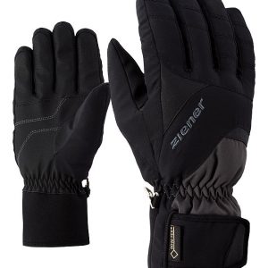 Ziener Herren Ski Handschuhe GUFFERT GTX 8,5 GoreTex Schwarz Grau Mens Glove
