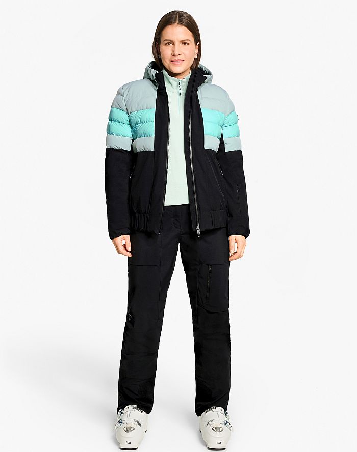 Oberau Skibekleidung Ladies ski-outfit Ziener TINDIA Z Lady Dried Eucalyptus Grun Ski Jacket Oberau-Skibekleidung_de Ski Jacket Damen Skijacke