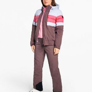 Oberau-Skibekleidung deLadies ski-outfit Ziener TINDIA Z Lady Dusty Violet Lila Purple Ski Jacket Oberau Skibekleidung Ski Jacket Damen Skijacke