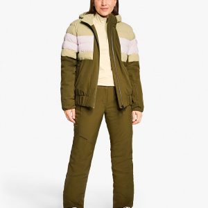 Oberau-Skibekleidung_de Ladies ski-outfit Ziener TINDIA Z Lady Seaweed Grun Ski Jacket Oberau Skibekleidung Ski Jacket Damen Skijacke