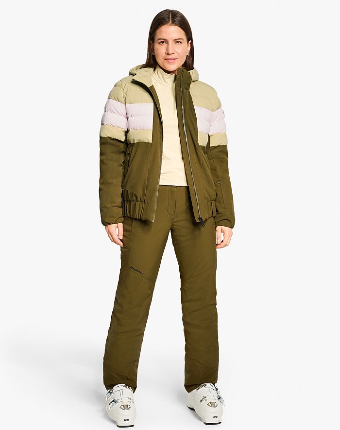 Oberau-Skibekleidung_de Ladies ski-outfit Ziener TINDIA Z Lady Seaweed Grun Ski Jacket Oberau Skibekleidung Ski Jacket Damen Skijacke